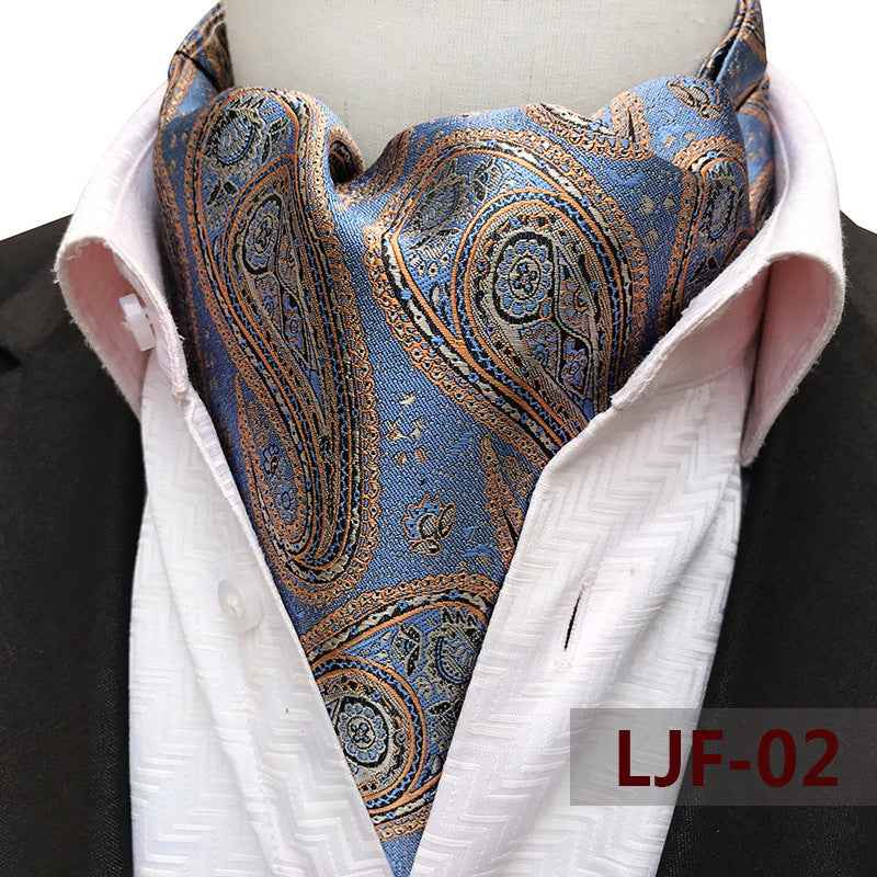 Men's Scarf Jacquard Polyester British