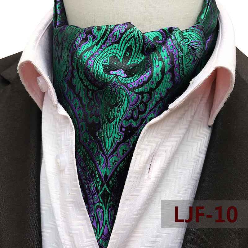 Men's Scarf Jacquard Polyester British