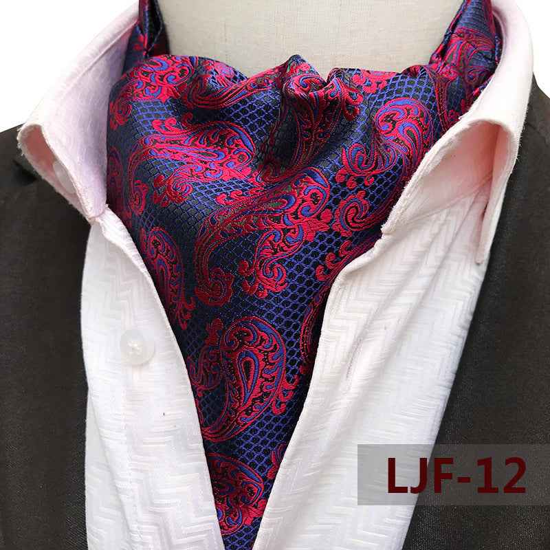 Men's Scarf Jacquard Polyester British