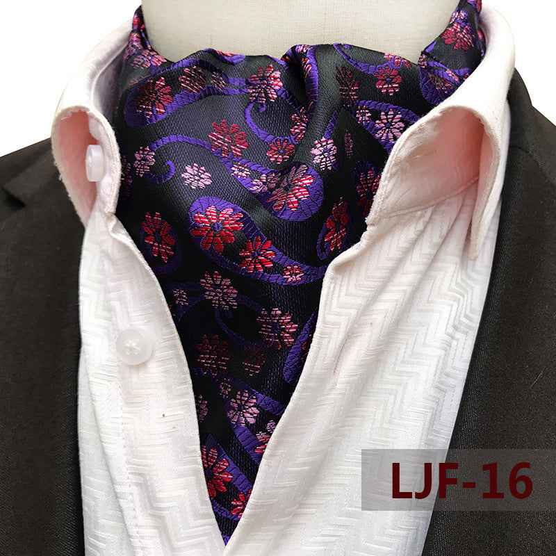 Men's Scarf Jacquard Polyester British