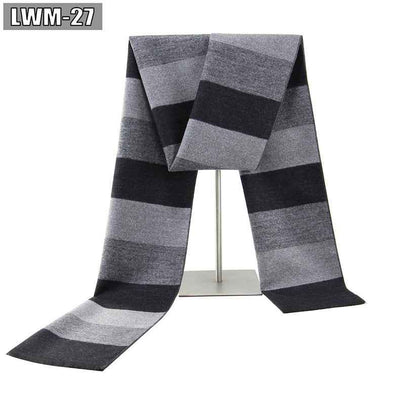Men's Scarf European And American Cashmere Autumn And Winter Business Plaid