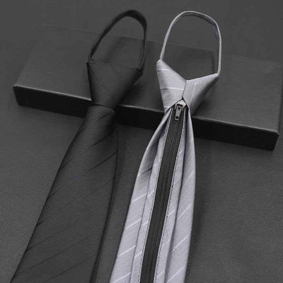 Men's Formal Wear Business Zipper Tie-free