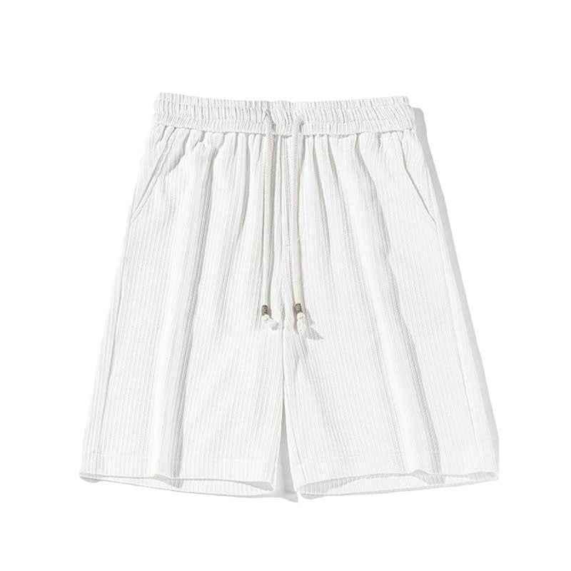 Pu Shuai Loose Outer Wear Middle Pants Sports Casual Cropped Pants