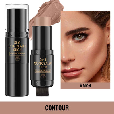 Highlight Blush Double-headed Contour Stick With Brush