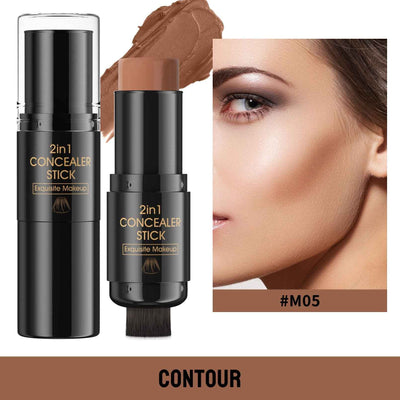 Highlight Blush Double-headed Contour Stick With Brush