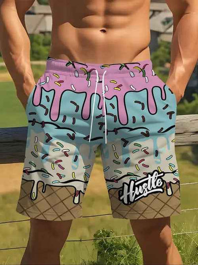 Casual Fashion Individual Breathable Men's Shorts