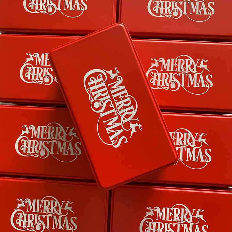 Christmas Cookies Packaging Tin Baking Gift Box