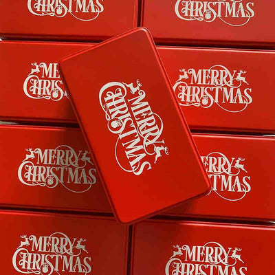 Christmas Cookies Packaging Tin Baking Gift Box