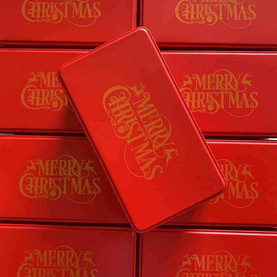 Christmas Cookies Packaging Tin Baking Gift Box