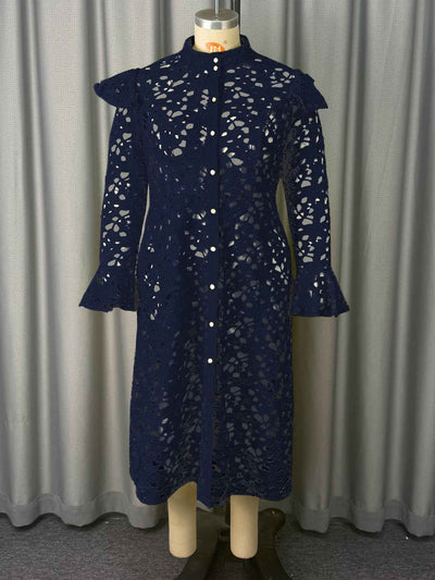 Lace Coat Half Turtleneck Cardigan Inner Wear Dress