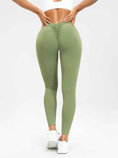 Women's Yoga Pants High Waist Lift High Elastic Tight Fitness Trousers