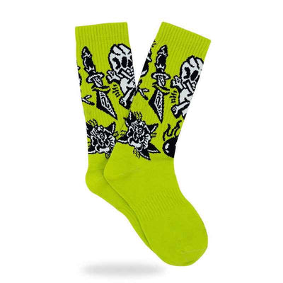 Street Sport Letters Japanese Trendy Socks Creative Tube Socks