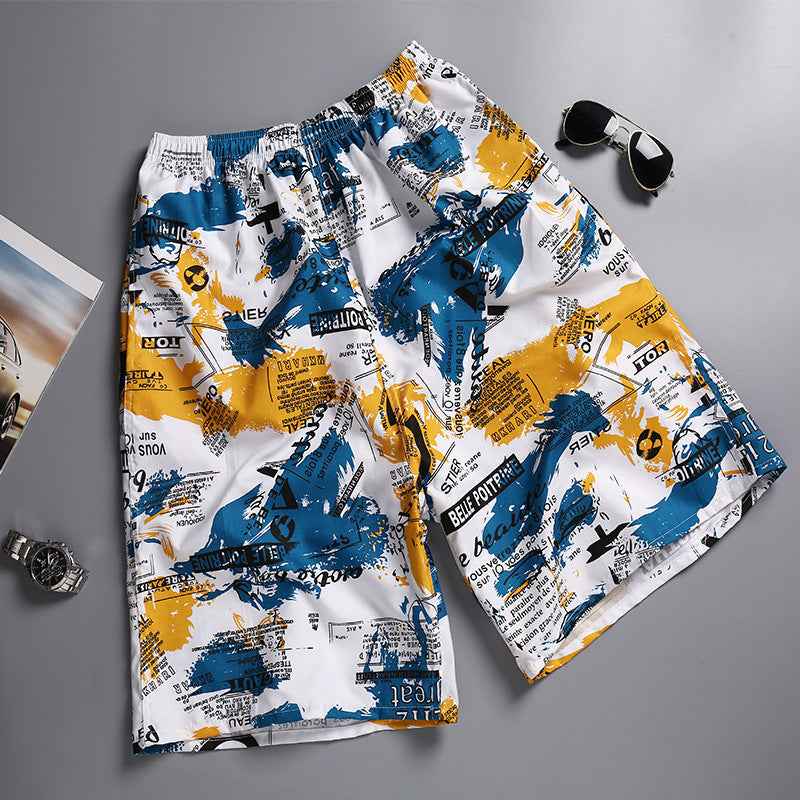 Men's Large Size Quick Drying Fashion Beach Pants