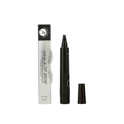 Four-Headed Bifurcated Eyebrow Pencil Lasts For A Long Time Without Smudging