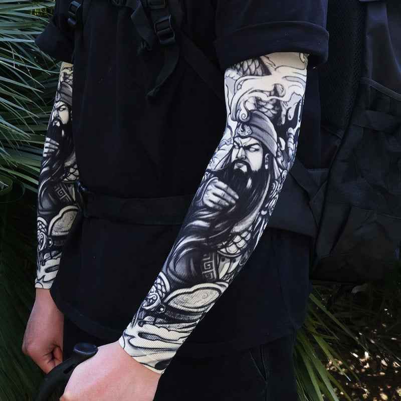 Men's Tattoo UV Protection Outdoor Sun Protection Ice Sleeve