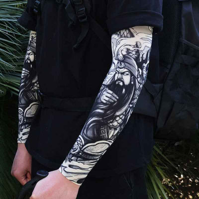 Men's Tattoo UV Protection Outdoor Sun Protection Ice Sleeve
