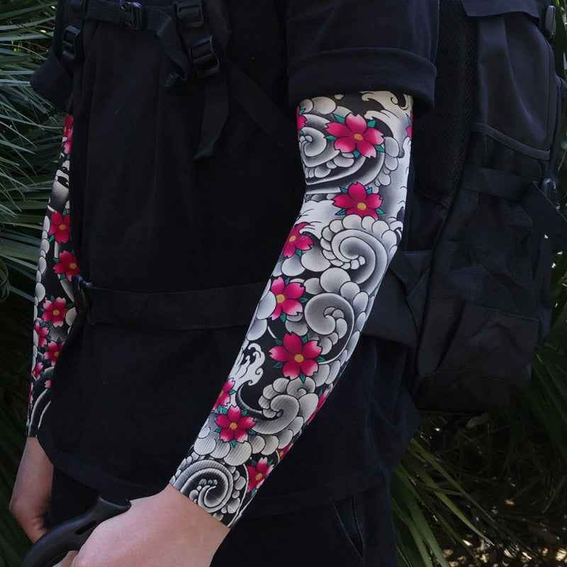 Men's Tattoo UV Protection Outdoor Sun Protection Ice Sleeve