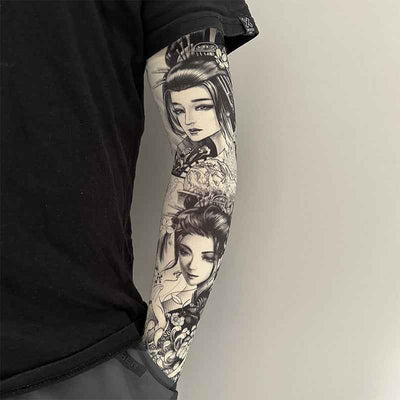 Men's Tattoo UV Protection Outdoor Sun Protection Ice Sleeve