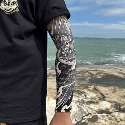 Men's Tattoo UV Protection Outdoor Sun Protection Ice Sleeve