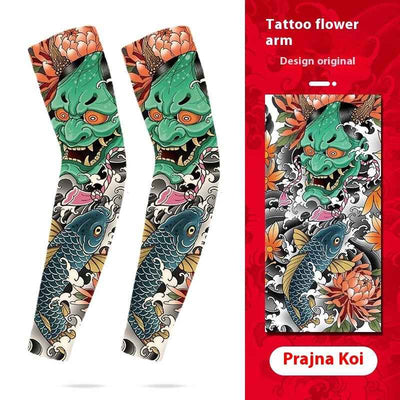 Men's Tattoo UV Protection Outdoor Sun Protection Ice Sleeve