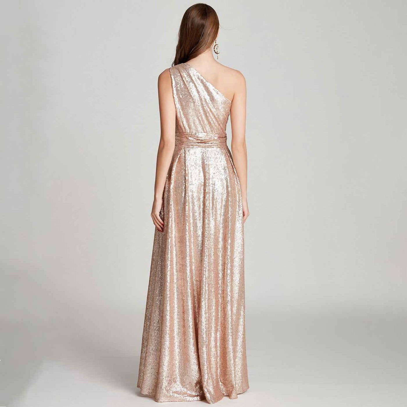 Large Bridesmaid Dress Banquet Dance Host Evening Dress