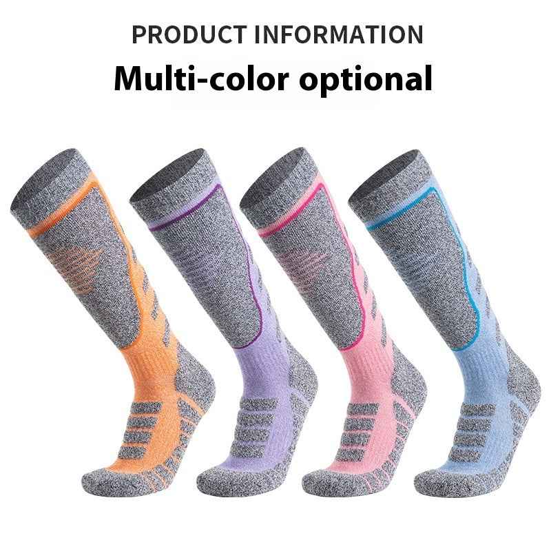 Outdoor Ski Socks Thickening Exercise Towel Bottom Climbing Long Socks