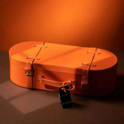 New Year Gift Box With Hand Gift PU Packing Box