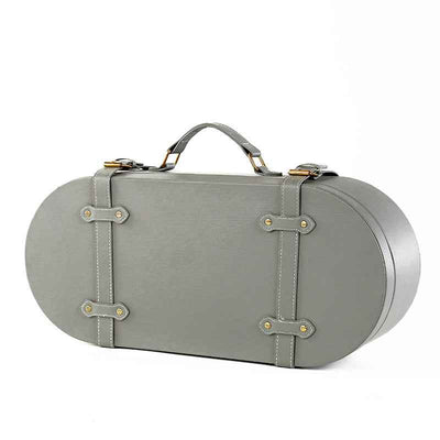 New Year Gift Box With Hand Gift PU Packing Box