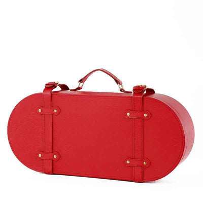 New Year Gift Box With Hand Gift PU Packing Box