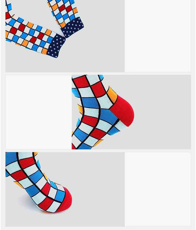 Creative Personality Medium Stockings Warm Retro Cotton Socks