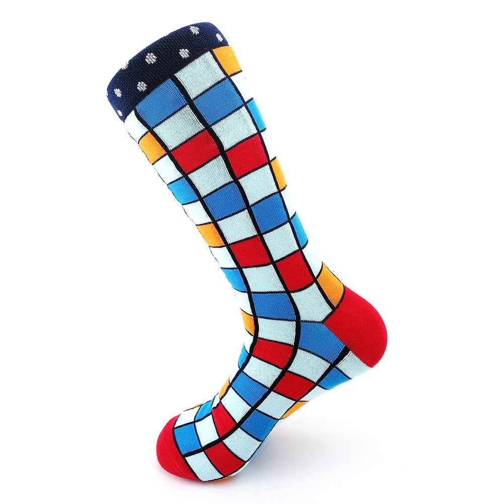 Creative Personality Medium Stockings Warm Retro Cotton Socks