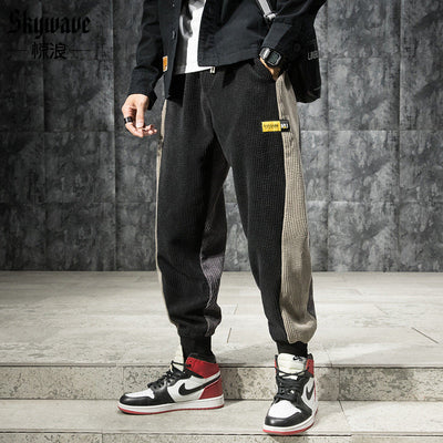 Plus velvet thick casual pants men's loose plus size SHOPPORA