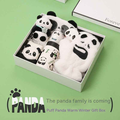 Panda Peripheral Gifts Girlfriends Birthday Elements Practical Winter Warm New Years's Banquet Hand Box Christmas