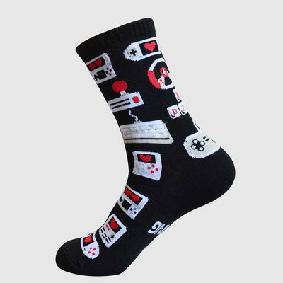 Letter Jacquard Mid-tube Cotton Casual Socks