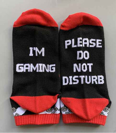 Letter Jacquard Mid-tube Cotton Casual Socks