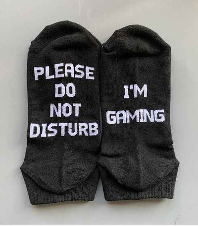 Letter Jacquard Mid-tube Cotton Casual Socks