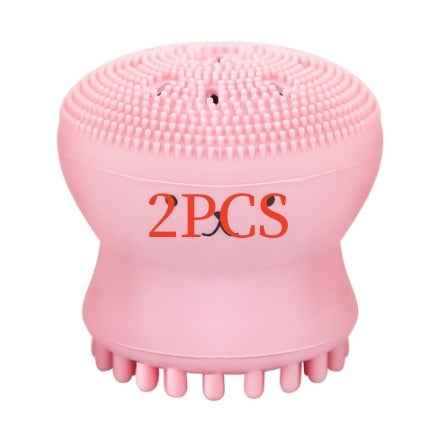 Cartoon octopus silicone wash brush foaming cleansing brush Manual facial massage brush cleansing brush brush bubbler