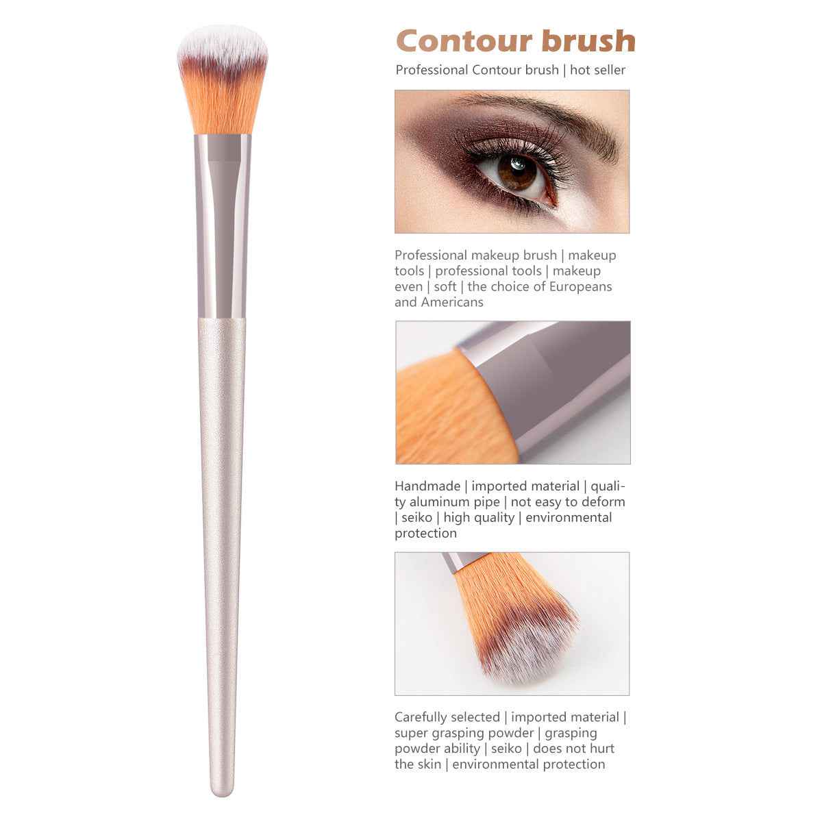 Single Finger Belly Shading Brush Makeup Brush Tool