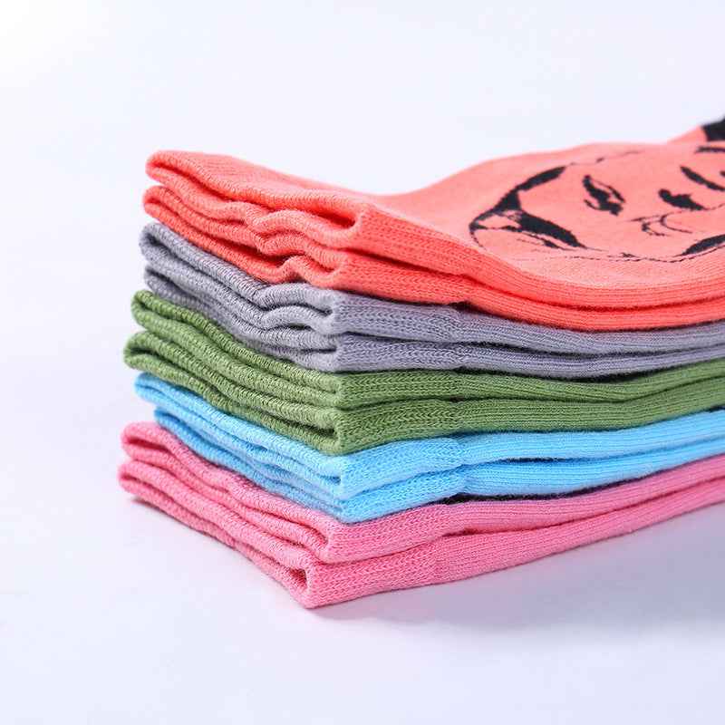 Fashion creative character avatar in tube socks