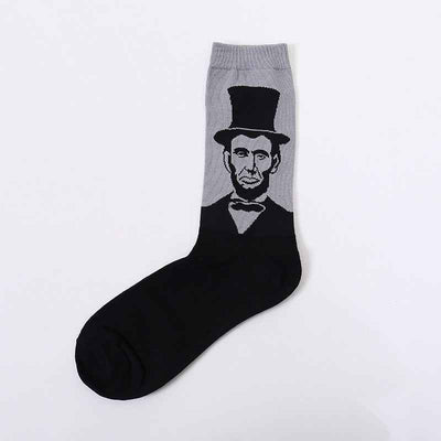 Fashion creative character avatar in tube socks