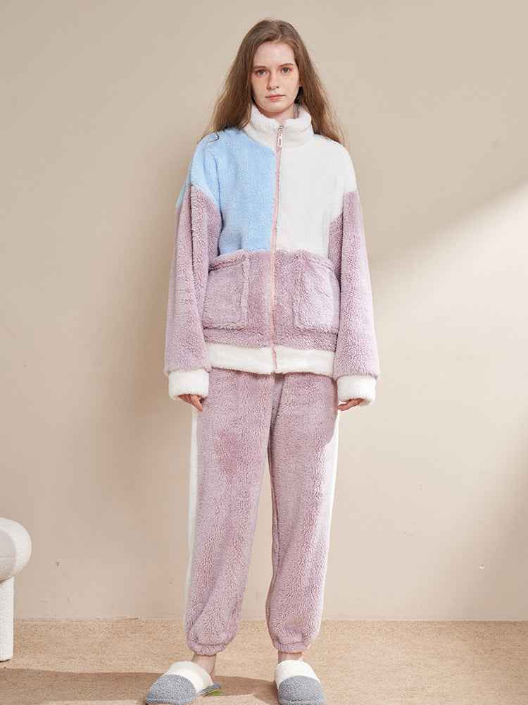 Thickened Fashionable And Versatile Flannel Household Suit