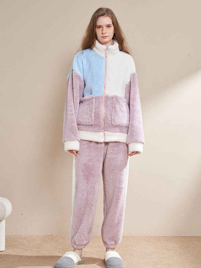 Thickened Fashionable And Versatile Flannel Household Suit