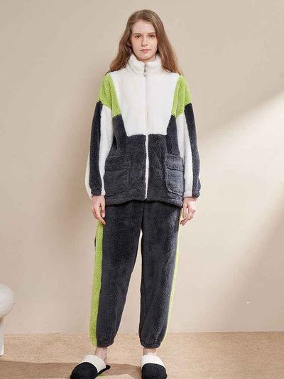 Thickened Fashionable And Versatile Flannel Household Suit