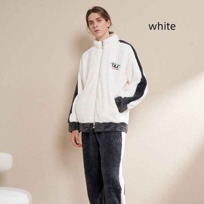 Thickened Fashionable And Versatile Flannel Household Suit