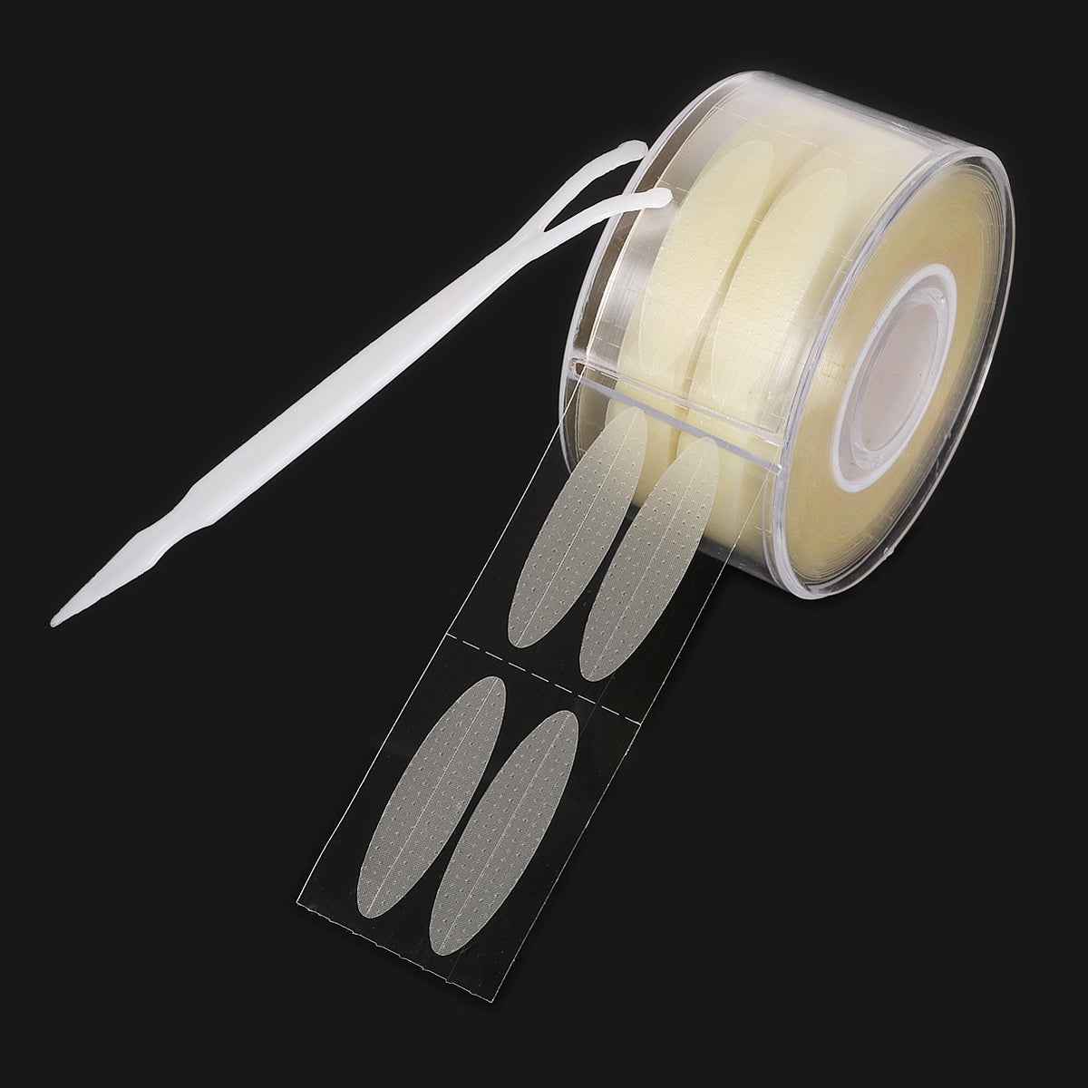 600pcs Makeup Clear Beige Stripe Big Eyes Decoration Invisible Strong Adhesive Double Fold Eyelid Sticker Eyes Cosmetic Tool