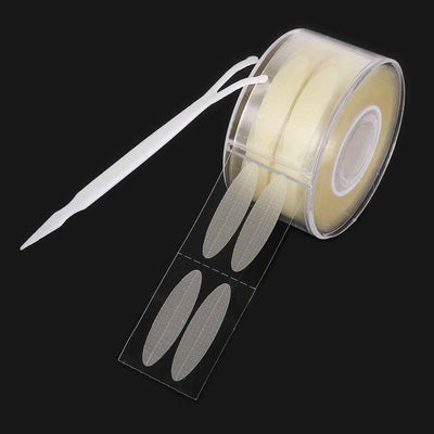 600pcs Makeup Clear Beige Stripe Big Eyes Decoration Invisible Strong Adhesive Double Fold Eyelid Sticker Eyes Cosmetic Tool