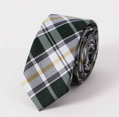 Men's formal business casual Korean version of ultra-narrow tie polyester silk jacquard tie