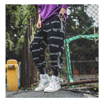 Letter Print Men's Growth Fashion And Comfort Pants SHOPPORA