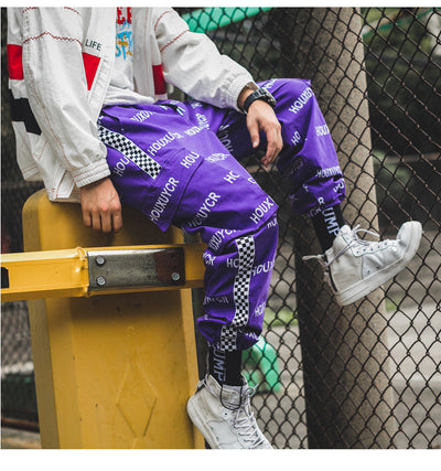 Letter Print Men's Growth Fashion And Comfort Pants SHOPPORA