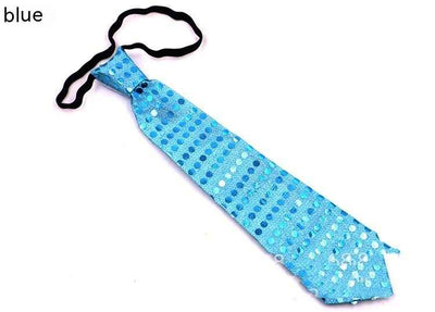 LED Sequins Glowing Necktie Props Tie